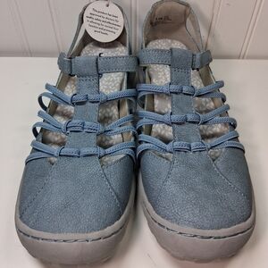 Women's Light Blue Casual Strappy Sandal Shoe